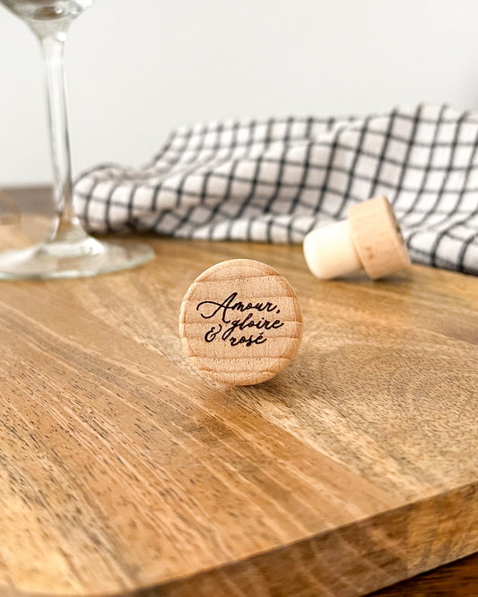 Bouchon “Amour, Gloire & Rosé”