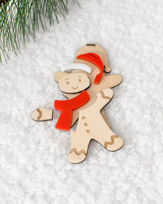 Suspension de Noël Bonhomme en pain d'épices