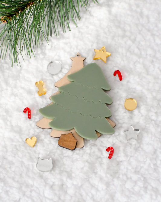 Suspension de Noël Sapin de famille