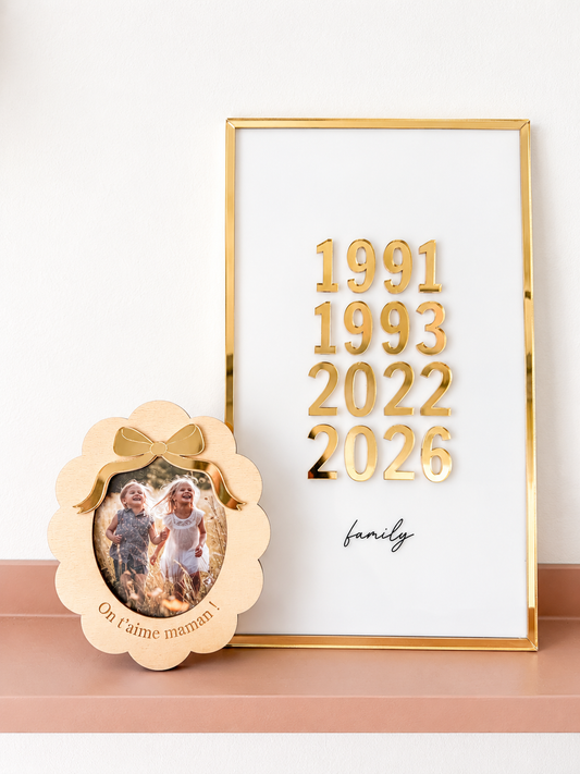Cadre photo Nœud personnalisable
