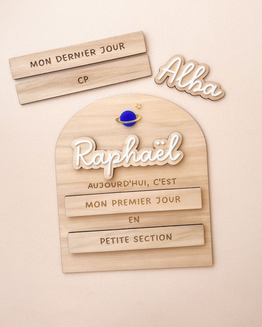 Pancarte rentrée - Planète