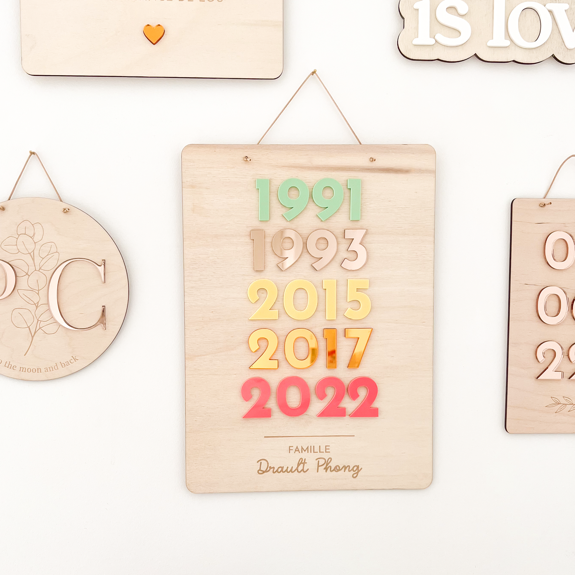 Décoration murale Moments précieux