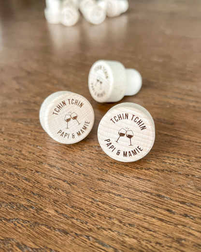 Bouchon de bouteille personnalisable