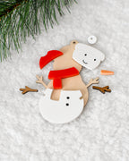 Suspension DIY Bonhomme de neige