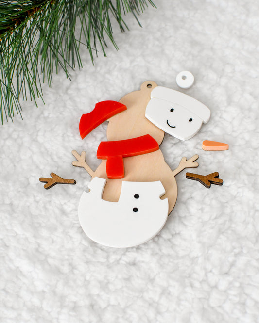 Suspension de Noël Bonhomme de neige