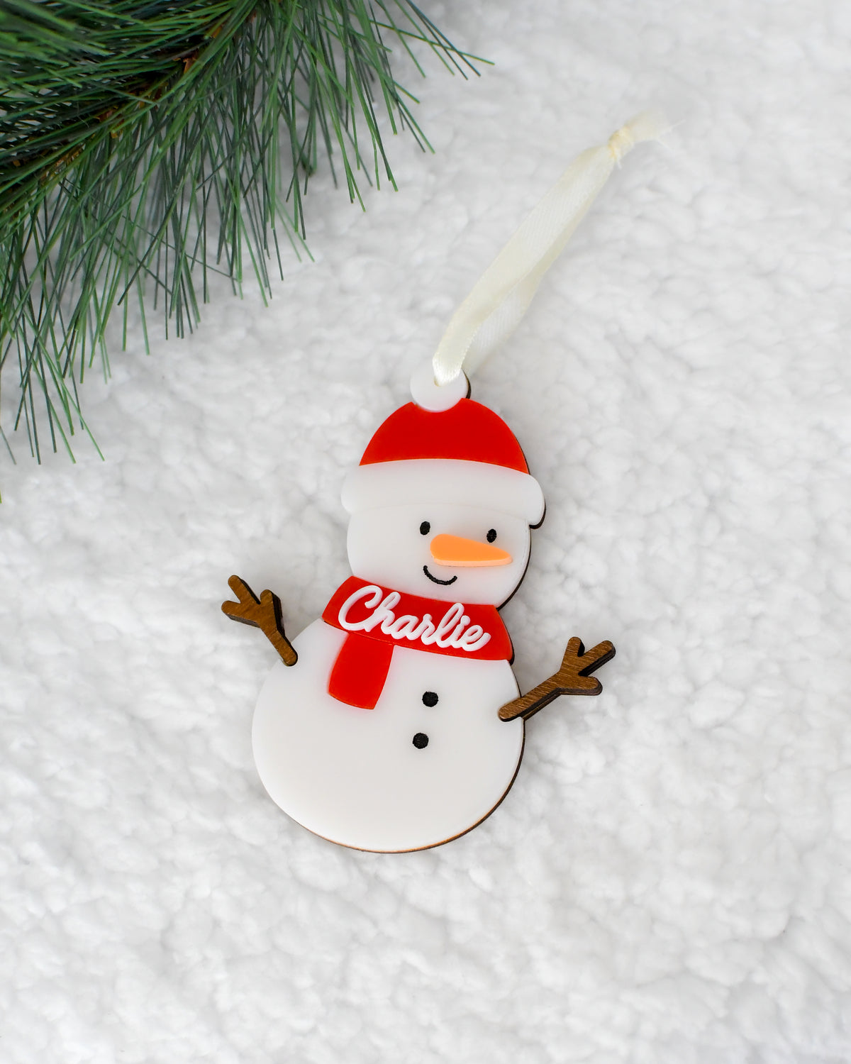 Suspension de Noël Bonhomme de neige