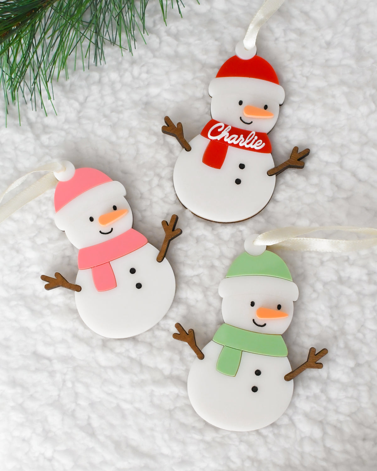 Suspension de Noël Bonhomme de neige
