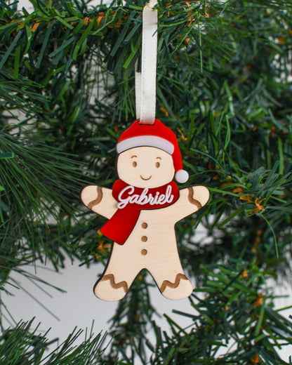 Suspension de Noël Bonhomme en pain d'épices