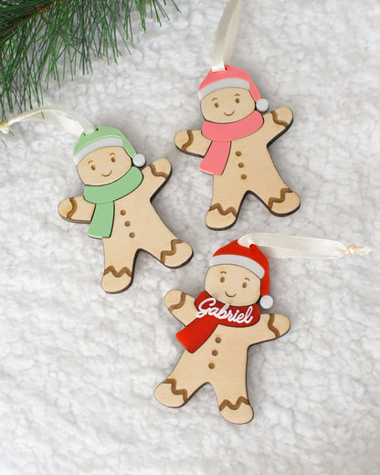 Suspension de Noël Bonhomme en pain d'épices