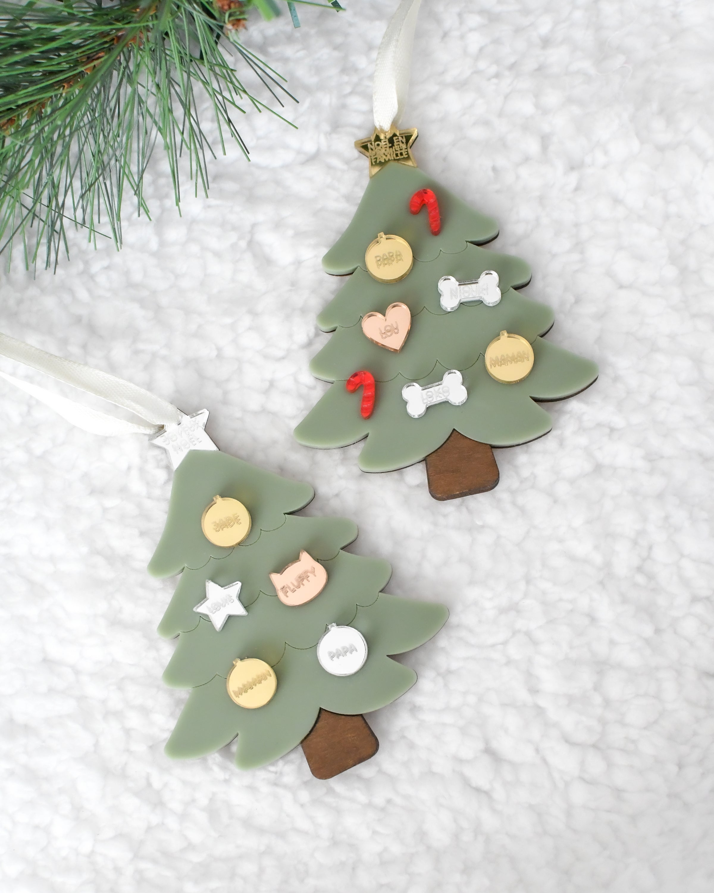 Suspension DIY Sapin de famille