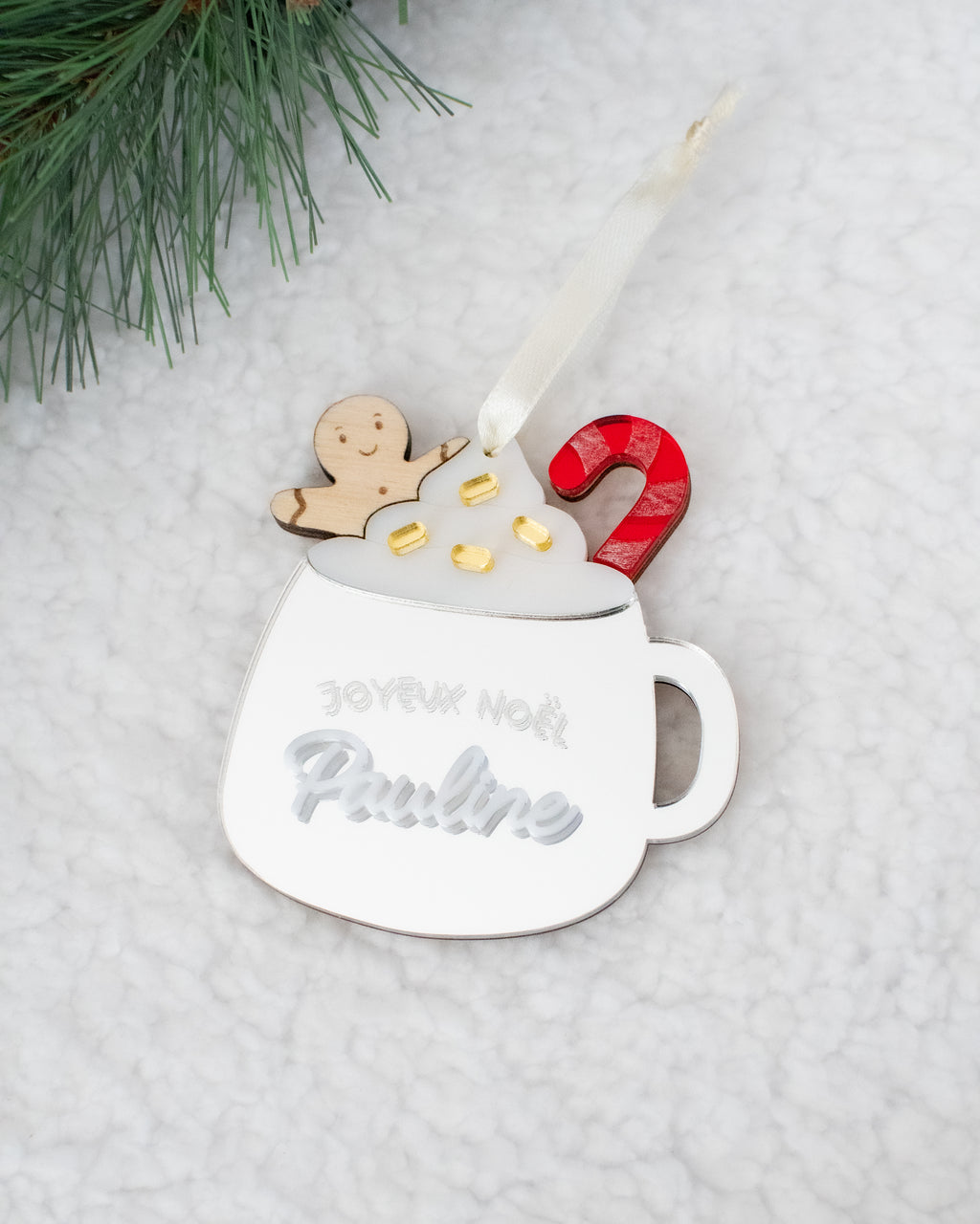 Suspension DIY Tasse de Noël gourmande