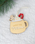 Suspension DIY Tasse de Noël gourmande