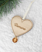 Boule de Noël Minimal Coeur