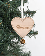 Boule de Noël Minimal Coeur