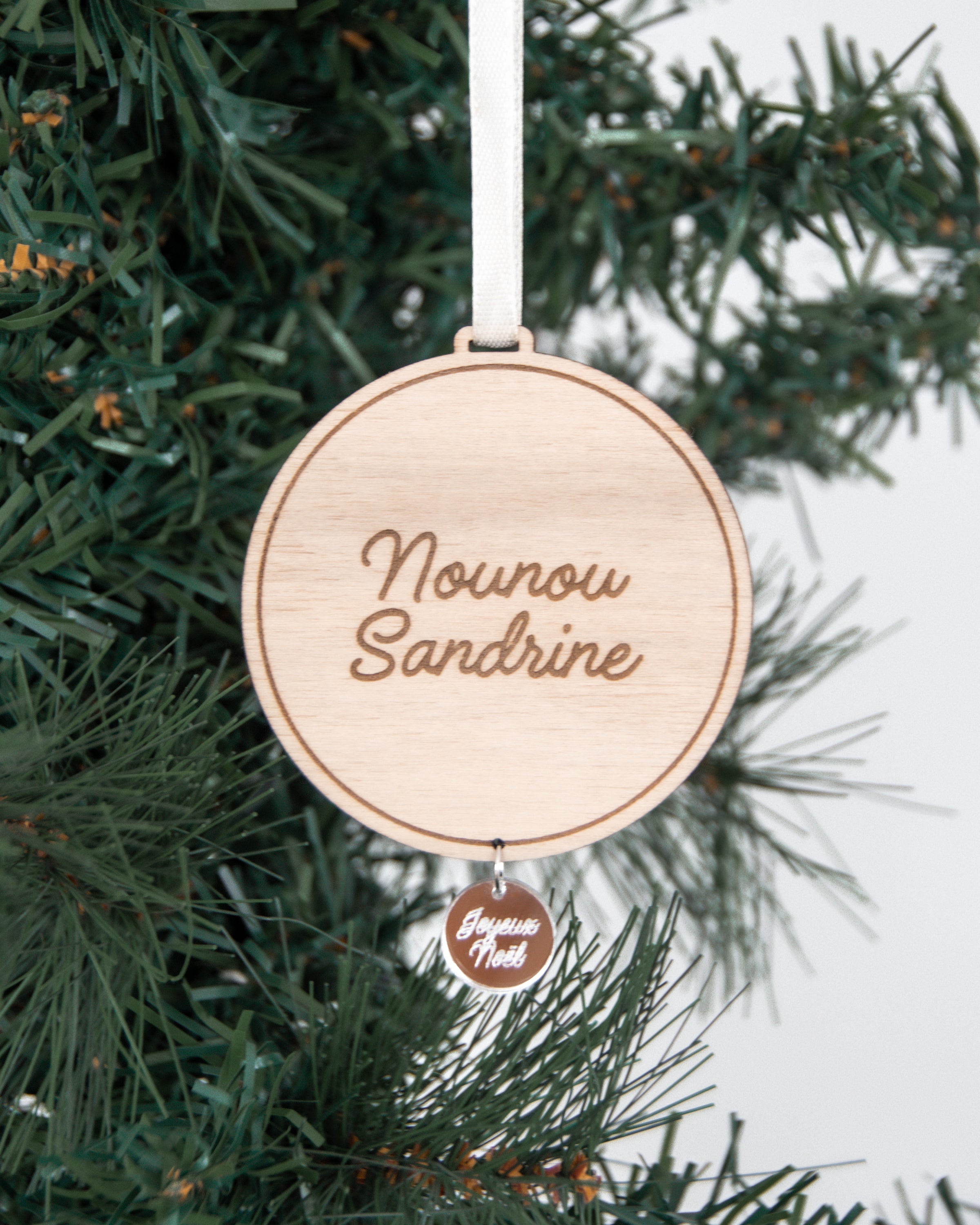 Boule de Noël Minimal Rond