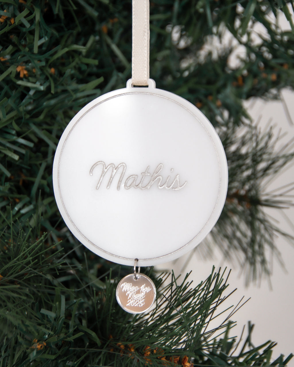 Boule de Noël Minimal Rond