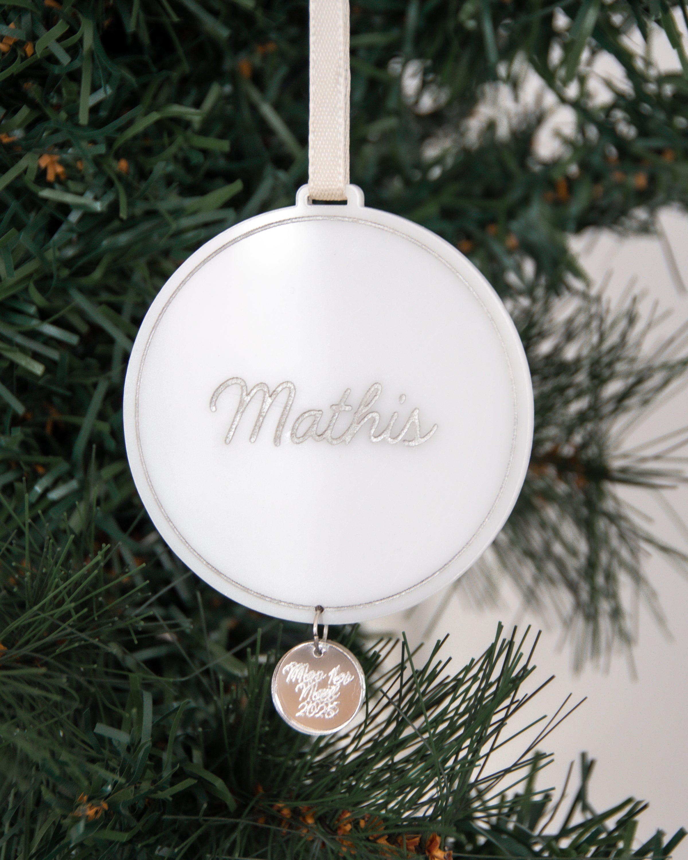 Boule de Noël Minimal Rond