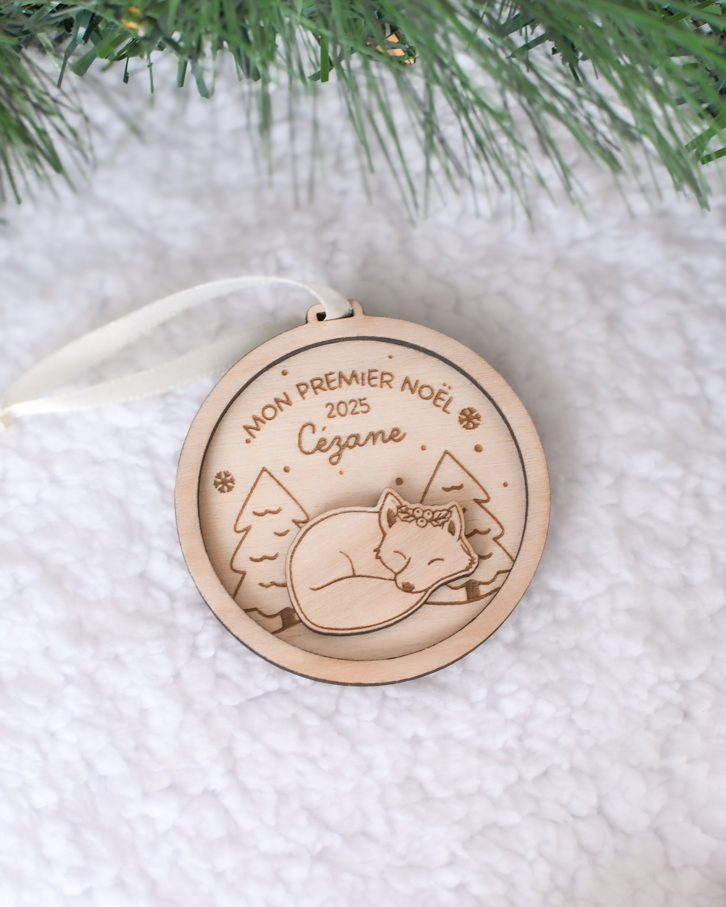 Boule Renard endormi