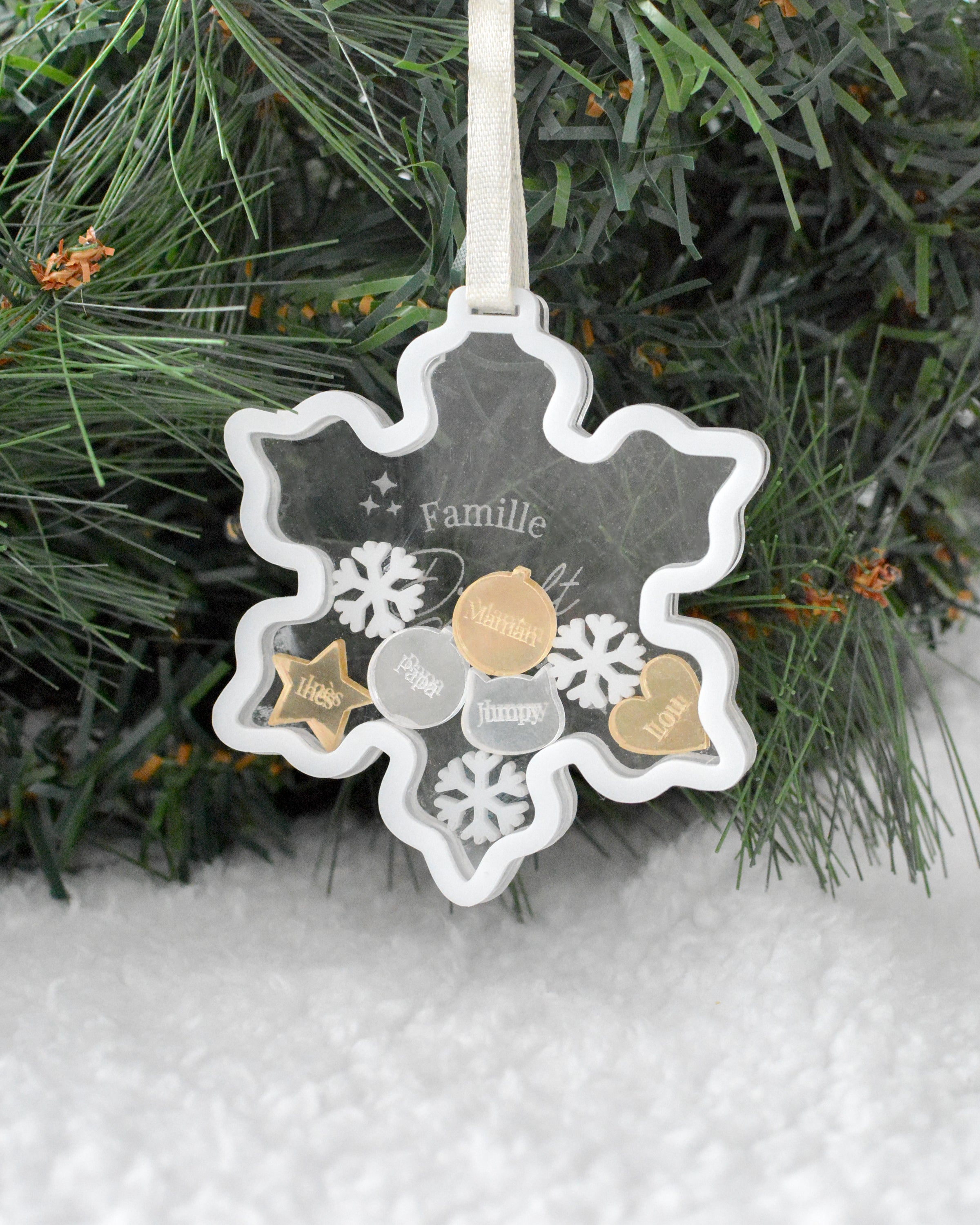 Suspension de Noël Flocon de neige