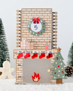 Cheminée magique de Noël - Décompte de Noël, activités et surprises