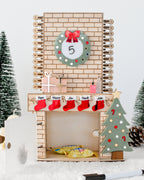 Cheminée magique de Noël - Décompte de Noël, activités et surprises