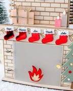 Cheminée magique de Noël - Décompte de Noël, activités et surprises