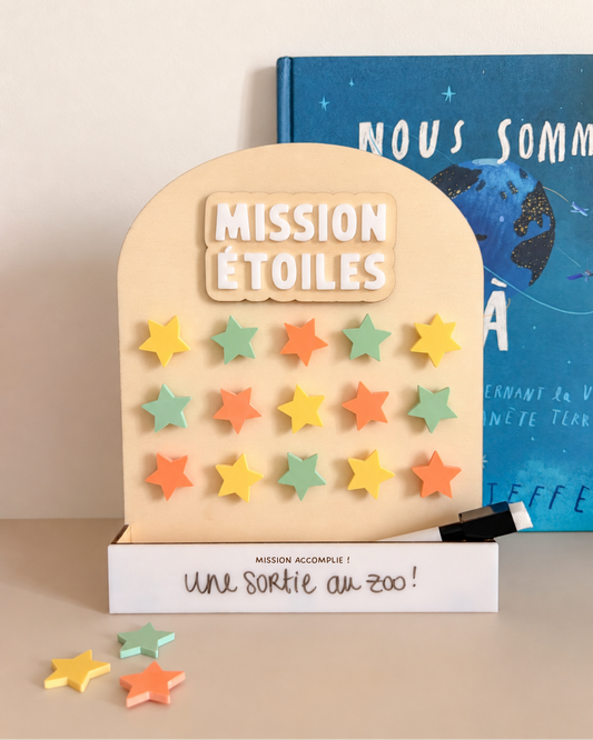 Mission étoiles - Jaune & Vert