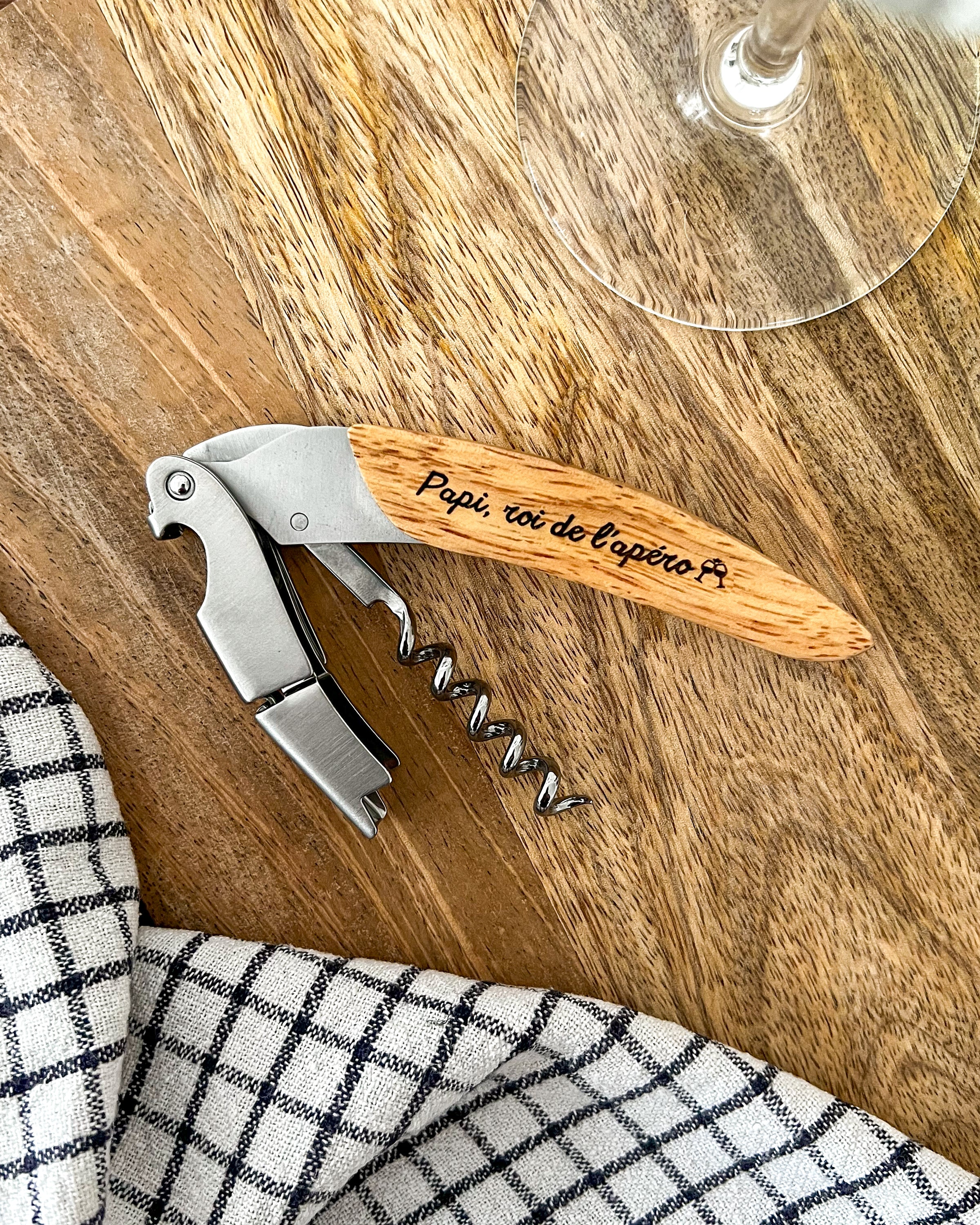 Coffret apéro - Tire-bouchon et bouchon