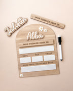 Grande Pancarte rentrée - Fleur