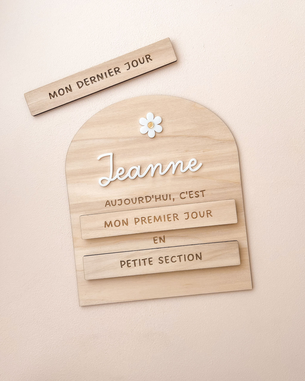 Pancarte rentrée - Fleurs