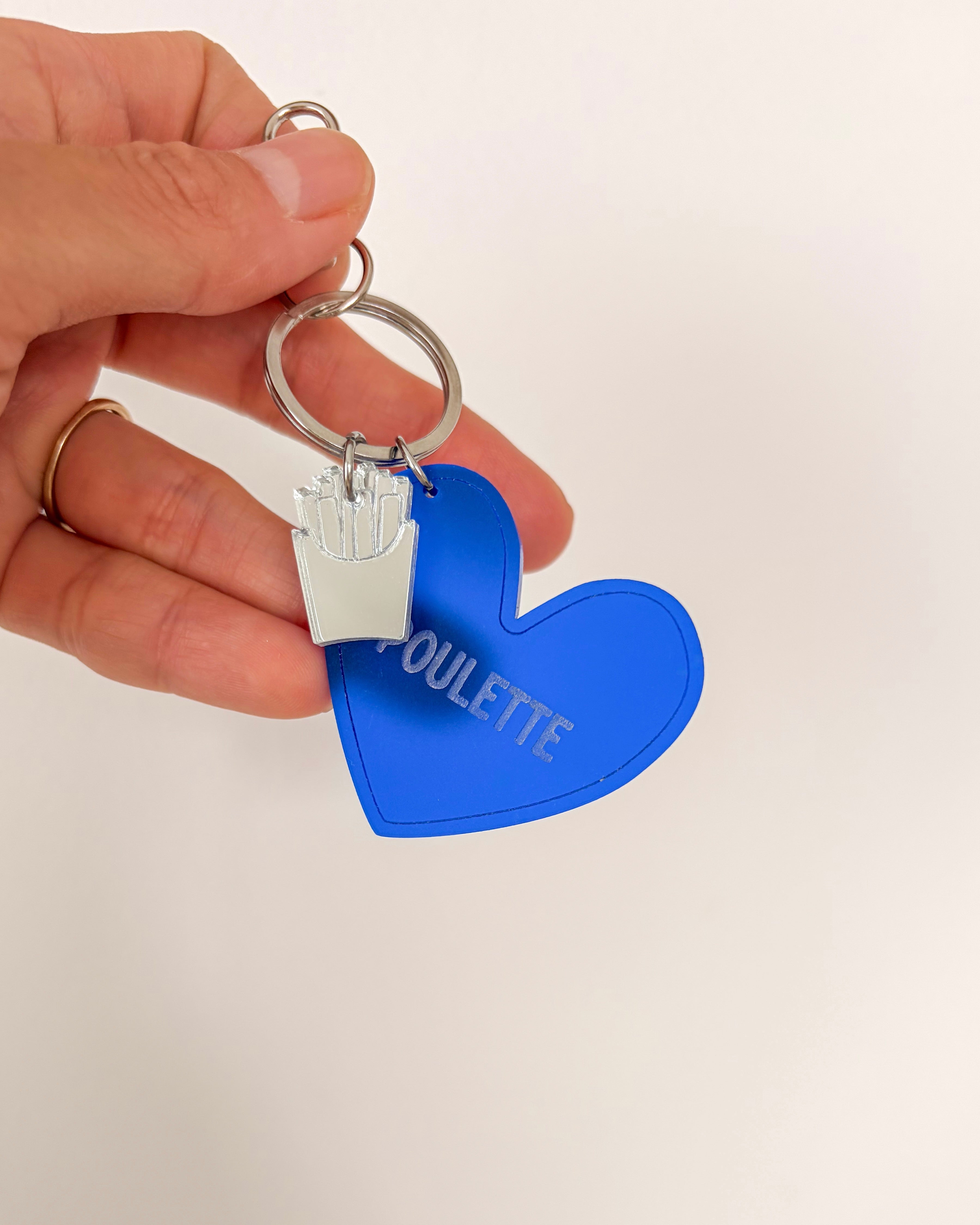 Porte-clés grigri Poulette