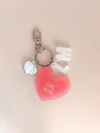 Porte-clés grigri Girl Mom