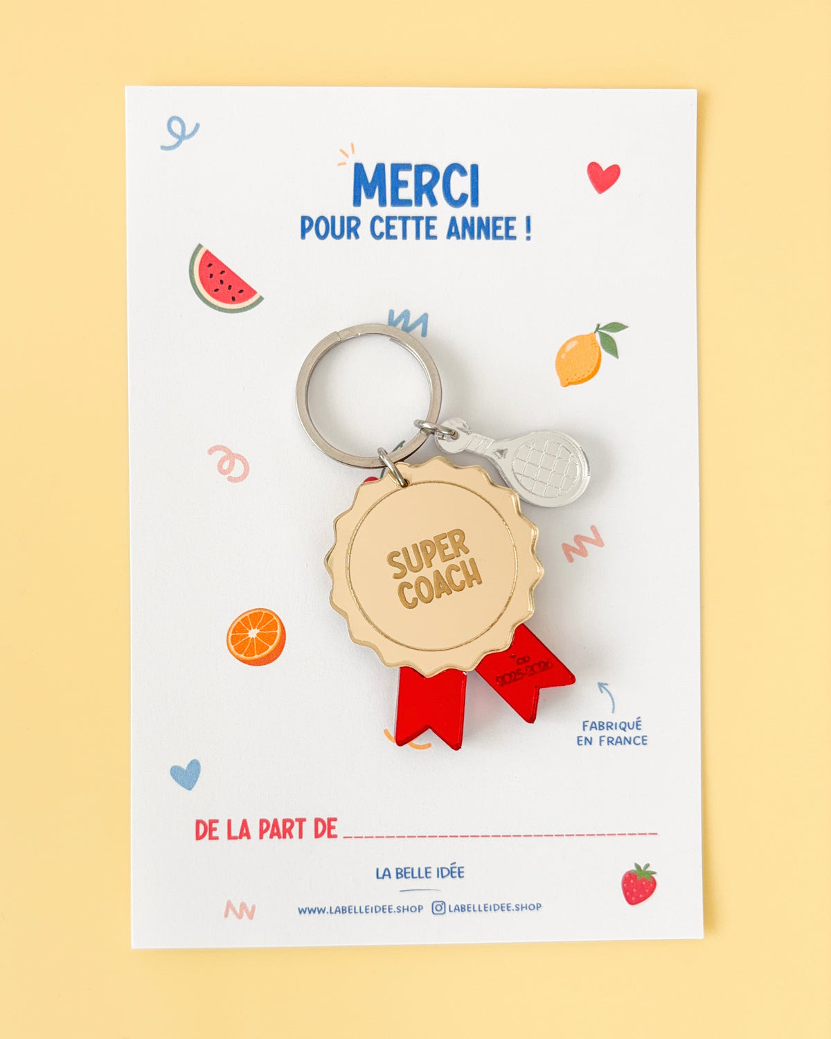 Porte-clés Médaille personnalisé