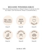 Bouchon de bouteille personnalisable