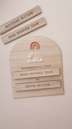 Pancarte rentrée - Fleurs